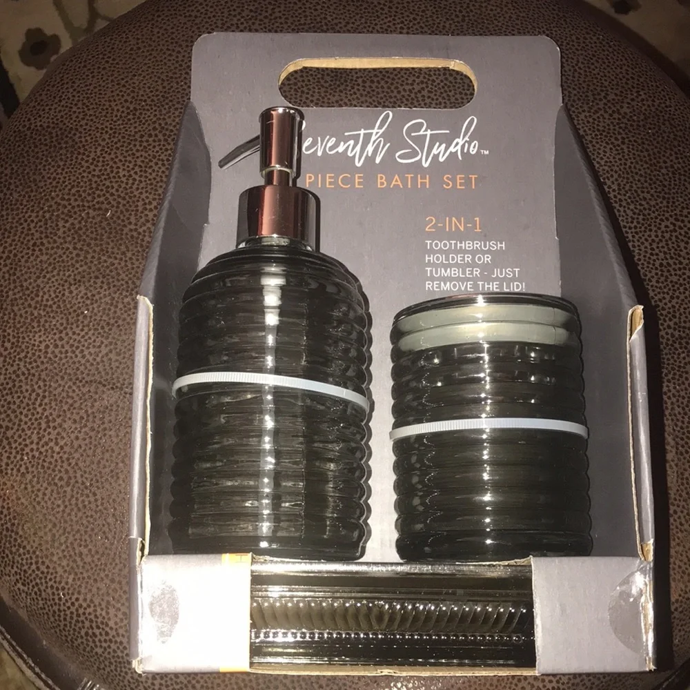 3 piece Bath decor set